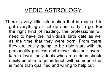 free vedic astrology report